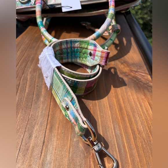 NWT Brahmin Caroline SWEET TEA Ombre Melbourne Satchel - Picture 11 of 12